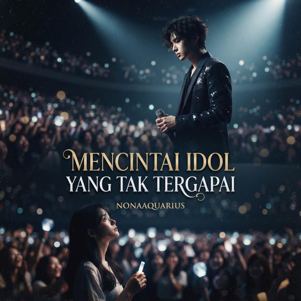 Mencintai Idol yang Tak Tergapai cover art