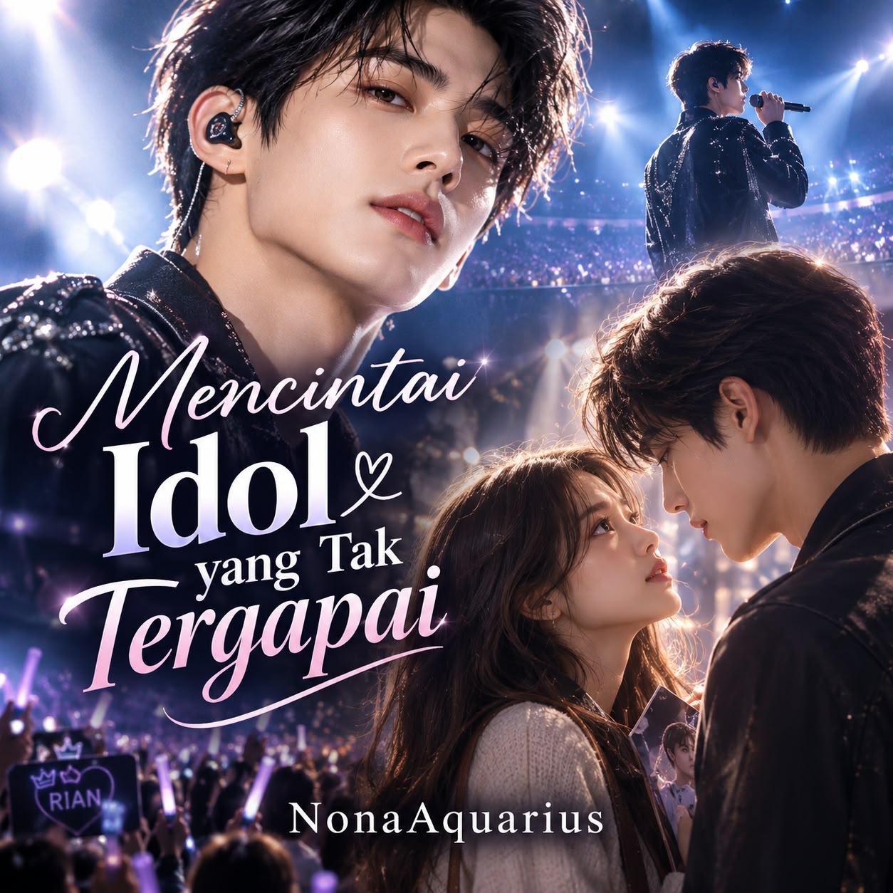Mencintai Idol yang Tak Tergapai cover art
