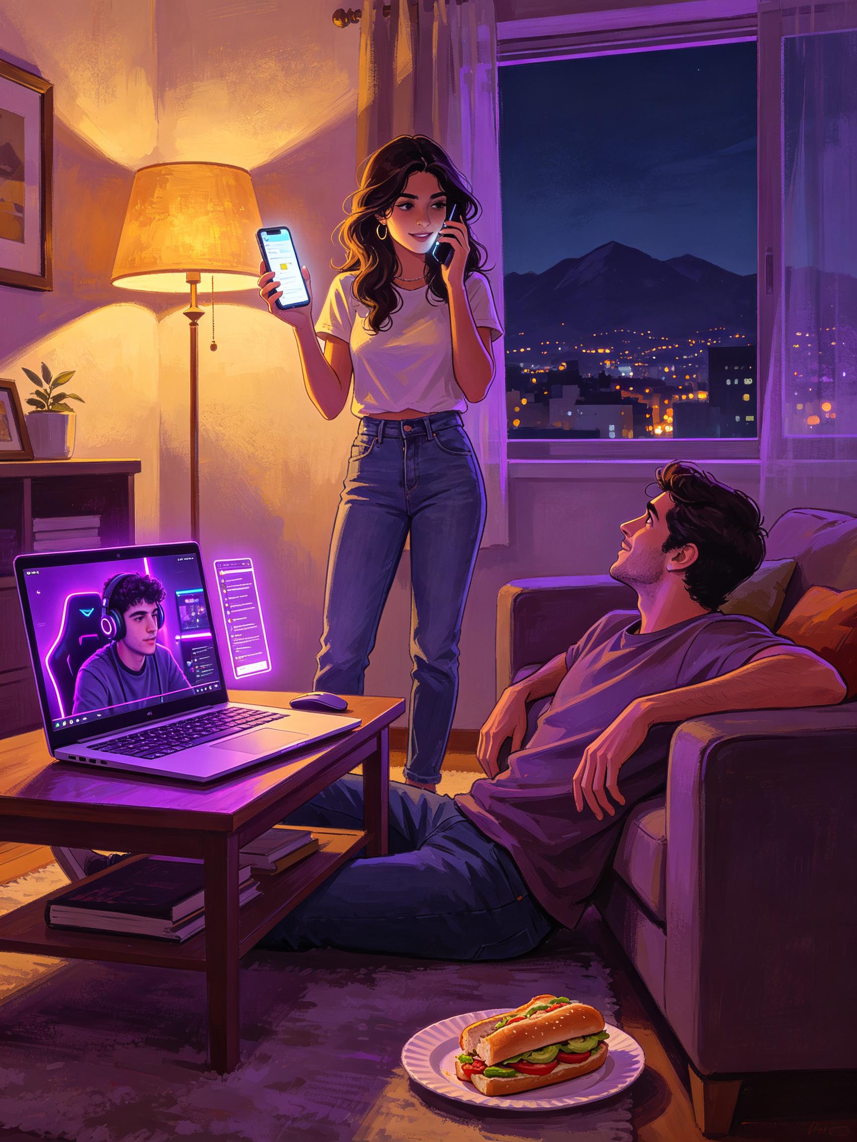 Tu ex te llama en vivo. El de la hamaca está en tu living. cover art
