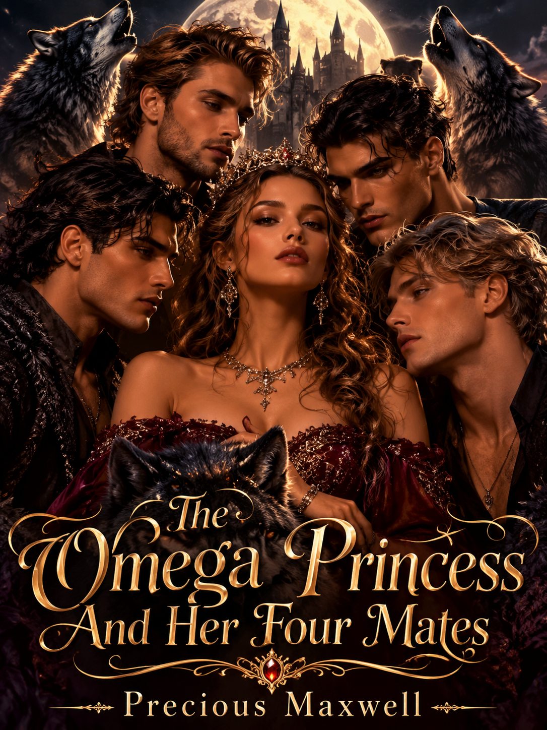 The Omega Princess And Her Four Mates cover art