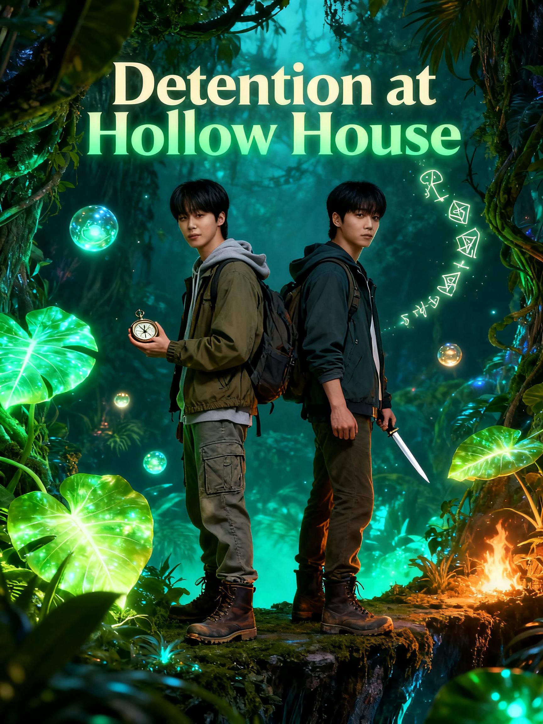 arte da capa de Detention at Hollow House